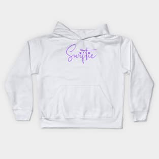 Swiftie - Purple Kids Hoodie